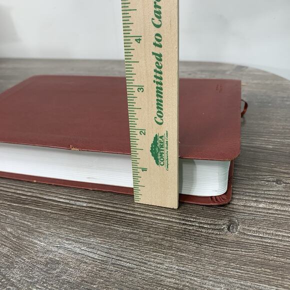 HOLY BIBLE NKJV RED LETTER EDITION NELSON LEATHERTOUCH New King James Version - Picture 8 of 11